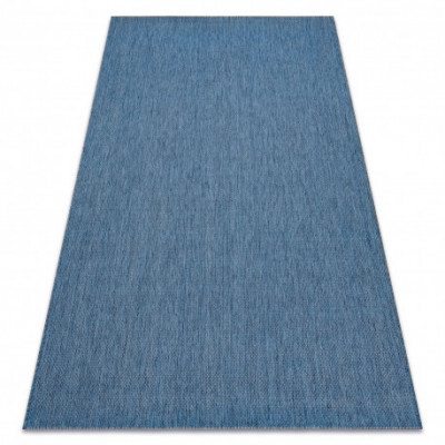 Covor sisal Flat 48663/330 albastru , 200x290 cm foto