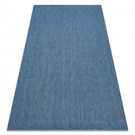 Covor sisal Flat 48663/330 albastru , 200x290 cm