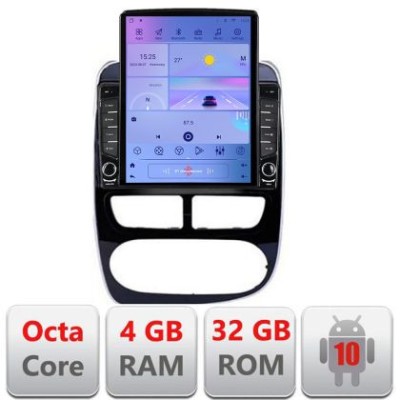 Navigatie Renault Clio 4 V1 H-467 ecran tip TESLA 9.7&amp;quot; cu Android Radio Bluetooth Internet GPS WIFI 4+32GB DSP 4G Octa CarStore Technology foto
