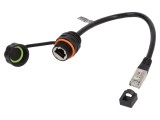 Prelungitor Ethernet Cat 6a U/FTP 0,25m DELOCK - RJ45 soclu și mufă