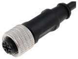 Cablu M12 4 pini 5m IP67 Lumberg Automation RKT, PVC, 4A, 250V AC