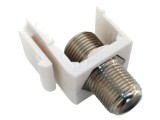 Conector RF Keystone F soclu albă