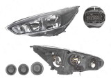 Far Ford Focus 3, 10.2014-, fata, Stanga, cu LED daytime running light; H1+H7+LED+PY21W; electric; negru; cu motor;