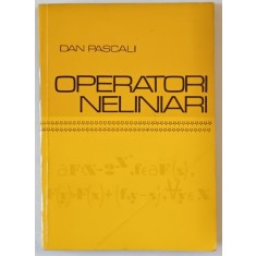 OPERATORI NELINIARI de DAN PASCALI , 1974