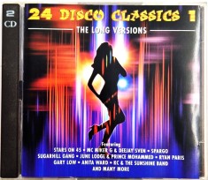 various - 24 Disco Classics 1 NM / NM dublu cd muzica Dance Factory Olanda 1995