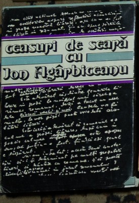 Mircea Zaciu - Ceasuri de seara cu Ion Agarbiceanu foto