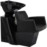 Scafa coafor Aurora pentru salonul de coafură și frizerie cu bol ceramic mobil armătură baterie si cască