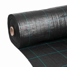 P&acirc;nză anti-buruieni, Folie protectie sol, Agrotextil 100g/m&sup2;, UV-stabil, 2x50m (100m&sup2;)