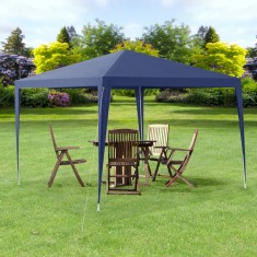 Pavilion gradina AAGP-9601albastru inchis 300 x300 x 255 cm [casa.pro] HausGarden Leisure