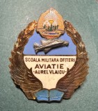 Insigna Scoala militara ofiteri aviatie Aurel Vlaicu