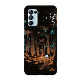 Husa compatibila cu Oppo A54 5G model Camping in the fall, Silicon, TPU, Viceversa, Transparent, Carcasa