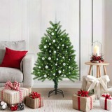 vidaXL Brad de Crăciun cu 150 LED cu suport Verde 120 cm PE 3396312