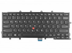 Tastatura laptop Lenovo X230 neagra cu iluminare si pointing stick foto