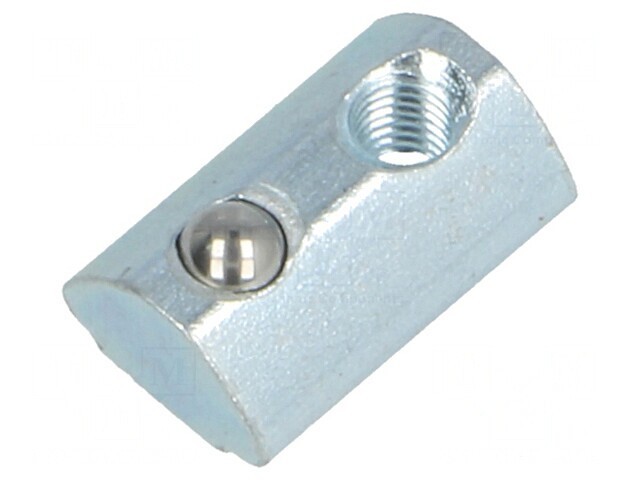 Piuliță oțel zinc 20mm pentru profile 5mm