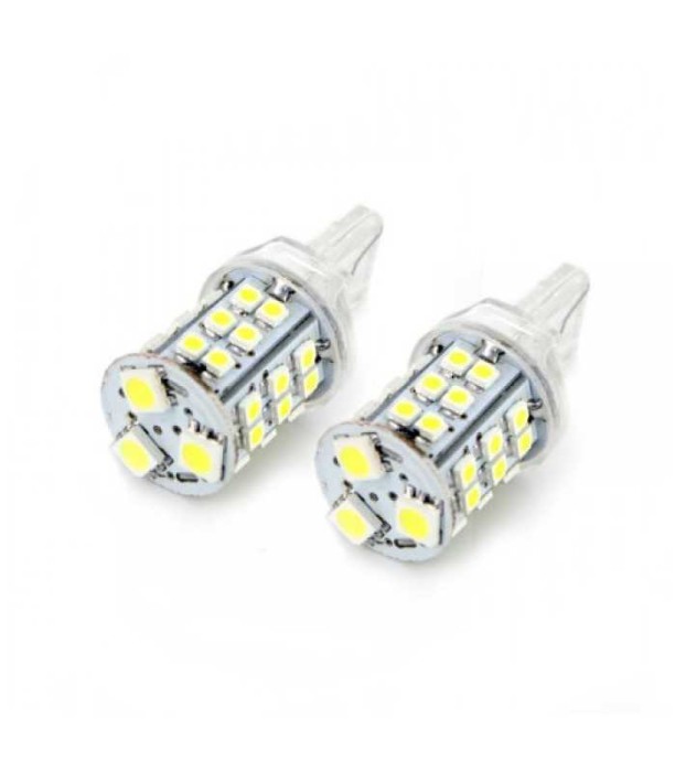 Set 2 becuri LED auto 12V 4W 255lm T20 pentru lumina de zi CLD021