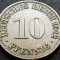 Moneda istorica 10 PFENNIG - IMPERIUL GERMAN, anul 1912 * cod 578
