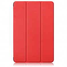 Husa tableta compatibila samsung galaxy tab a9 plus, foldpro cu microfibra, auto sleep/wake, red