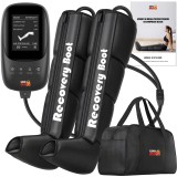 Aparat pentru masaj picioare profesional, Linomag&reg;, Drenaj limfatic, Presopunctura, Refacere musculara, Masaj circulator, Masaj relaxare, 8 camere com