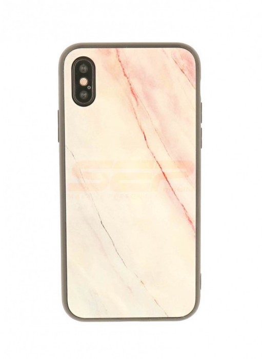 Toc TPU &amp; Glass Apple iPhone X / XS Design 01