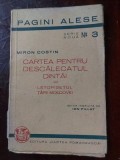 Cartea pentru descalecatul dintai (Letopisetul Tarii Moldovei)- Miron Costin