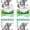 ROMANIA 2003 LP 1609 SFINTELE PASTI BLOC DE 4 TIMBRE MNH