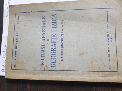 Notiuni generale de geografie fizica cl V a Ah foto