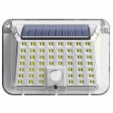 Lampa solara de perete cu senzor de miscare, exterior, 90 LED SMD, pentru