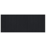 Cumpara ieftin Covor dreptunghiular, negru, 80x200 cm, bambus