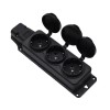 Cap Prelungitor 3 Prize Cauciuc 3500W Schuko Protectie Praf Apa Exterior Garaj Atelier Santier