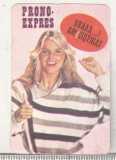 Bnk cld Calendar de buzunar - 1985 - Loto Pronosport - Pronoexpres