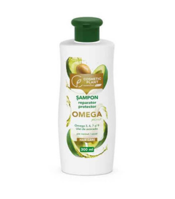 Sampon reparator Omega Plus, 300ml, Cosmetic Plant foto