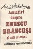 MARCEL MIHALOVICI - AMINTIRI DESPRE ENESCU BRANCUSI SI ALTI PRIETENI