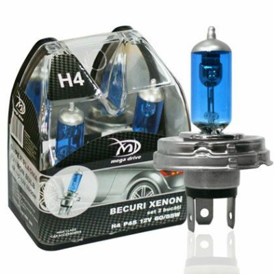 SET 2 BECURI H4 P43 12V 60/55W XENON foto