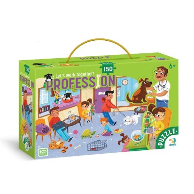 Puzzle meserii - Medic veterinar (150 piese) foto