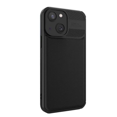 Husa cross compatibila cu apple iphone 14, super camera protect htpmag, negru foto