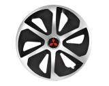Cumpara ieftin Set 4 capace roti Roco Gri-Negru R15 pentru gama auto Mitsubishi, Autohelix MSA