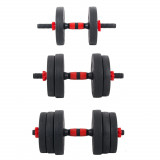 Cumpara ieftin Set Haltera si Gantere ciment Sportmann SHG07 20 kg FitLine Training