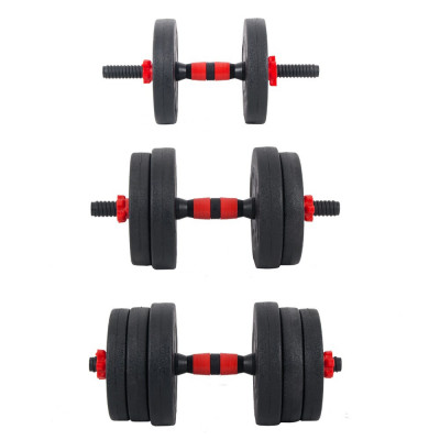 Set Haltera si Gantere ciment Sportmann SHG07 20 kg FitLine Training foto