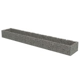 Strat inaltat gabion, 540 x 90 x 50 cm, otel galvanizat