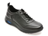 Pantofi sport EPICA negri, RF1013, din piele naturala