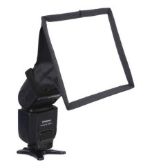 Softbox Flash Difuzer universal 15x17cm pt. blitz extern Nikon, Canon etc. foto