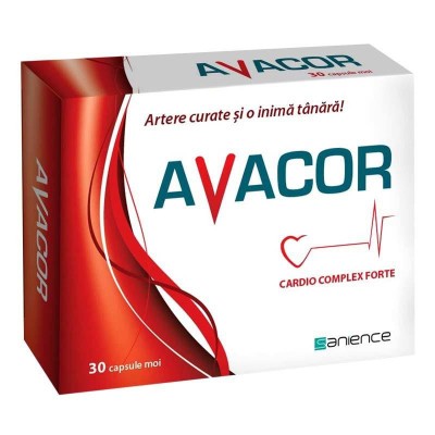 Avacor Cardio Complex Forte 30 capsule Sanience foto