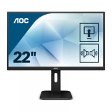 Cumpara ieftin Monitor 21.5 AOC 22P1D, FHD 1920*1080, 60 Hz, WLED, TN, 16:9, 2 ms, 250cd/mp, 1000:1/ 50M:1, 170/16