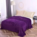 Cumpara ieftin Patura Cocolino Uni Pentru Pat Dublu Mov Deschis - LJJ42