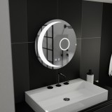 Oglinda LED Rotunda, 60cm, Orbis Touch, Sistem Dezaburire,Dimabila ModernLight Concept