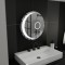 Oglinda LED Rotunda, 60cm, Orbis Touch, Sistem Dezaburire,Dimabila ModernLight Concept