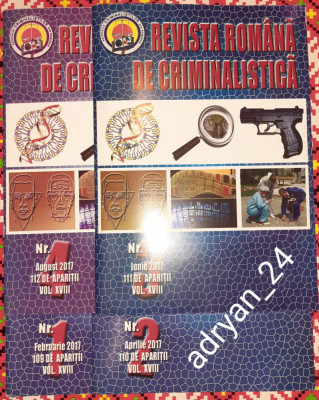 Revista Romana de Criminalistica - 2016 foto