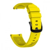 Cumpara ieftin Curea silicon, compatibila Huawei Watch GT 3 Pro 43mm, VD Very Dream&reg;, Galben