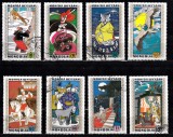 A12 S1 6 - Timbre foarte vechi - Mongolia - obiceiuri populare, Arta, Stampilat