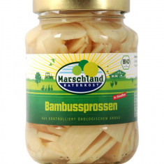 Felii de Bambus Bio 340 grame / 175 grame Marschland Naturkost